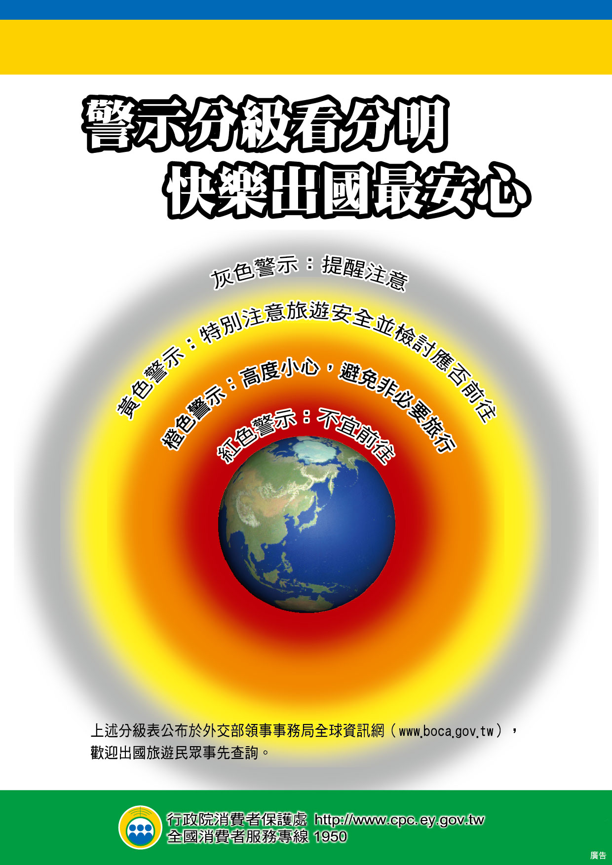 警示分級看仔細 快樂出國最安心
