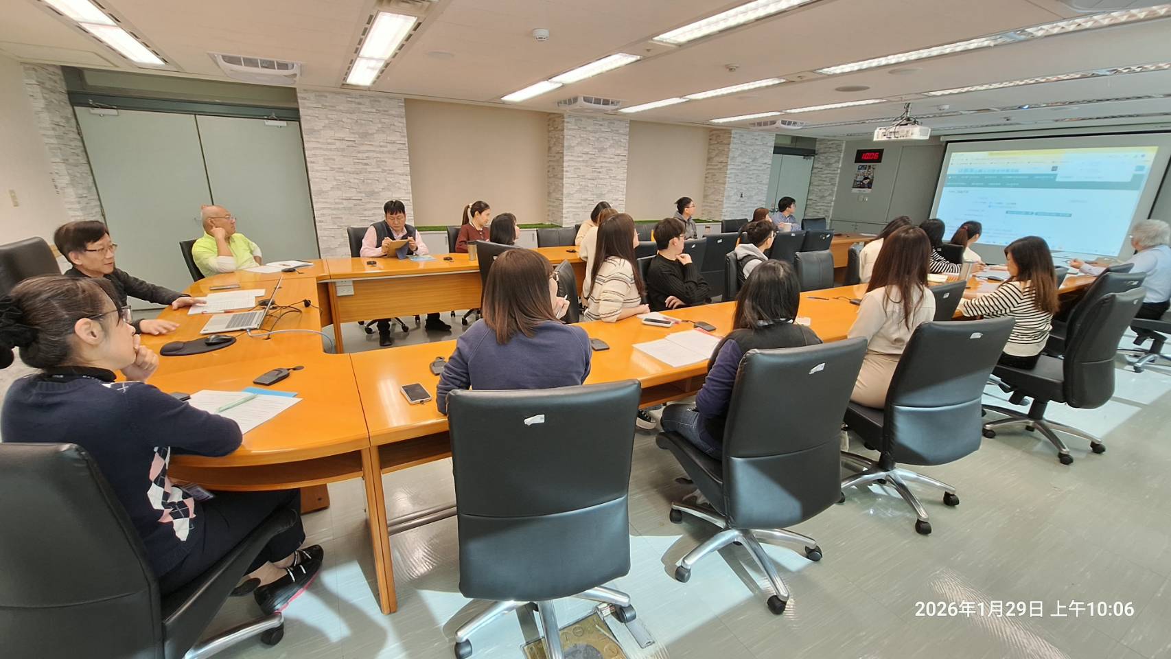 新北市政府主計處115年第1次廉政會報暨機關安全維護會報-全景